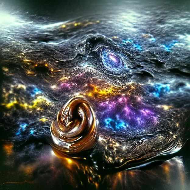 Swirling Cosmic Nebula in Hyperrealistic Detail