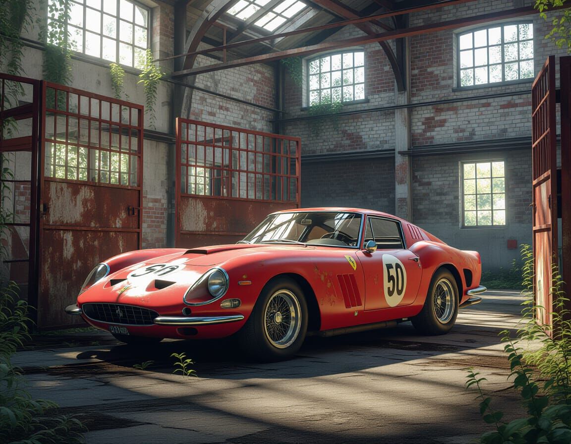 Abandoned 1962 Ferrari GTO in Decay