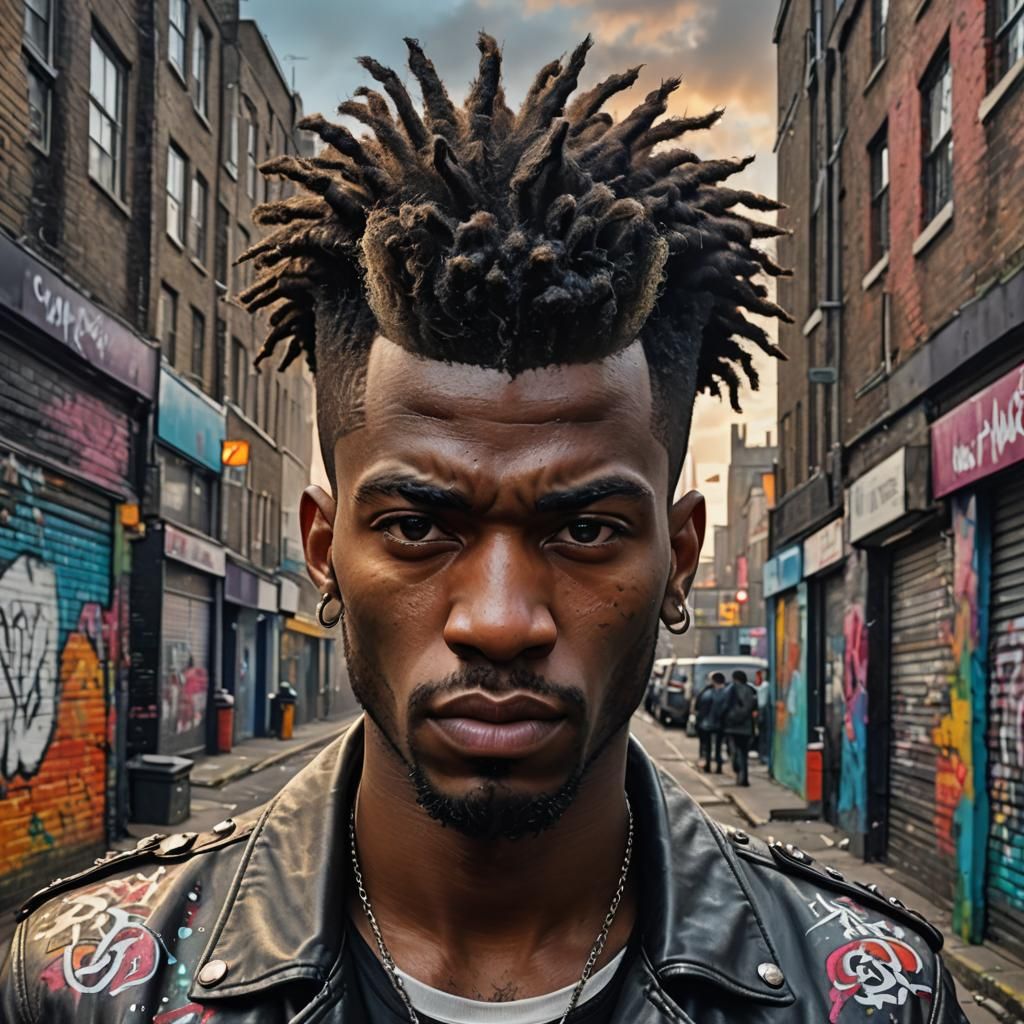 Punk Portrait: Winston in 1980s London