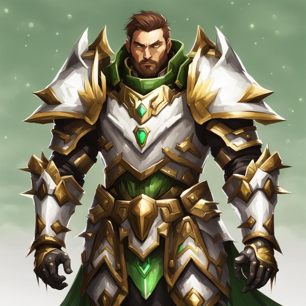 Paladin Boss in Psychedelic Armor