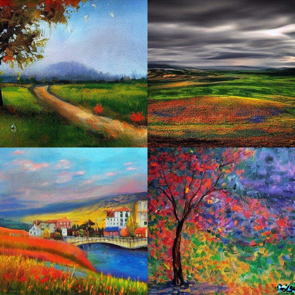 Abstract Portrait in Contemporary Digital Art Style