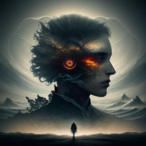 Dark Abstract Artwork.