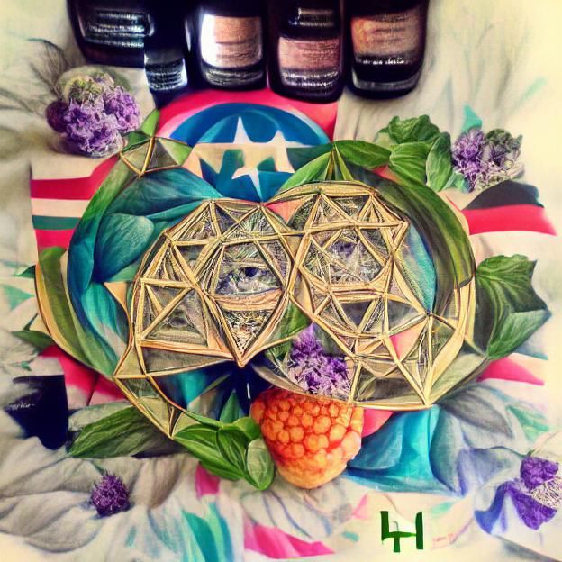Complex Heptagram Mandala Sacred Geometry