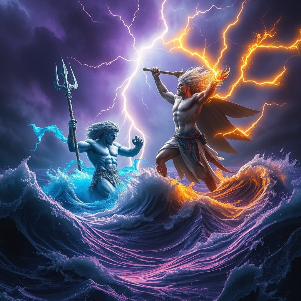 Epic Gods Clash in Balletic Dark Fantasy