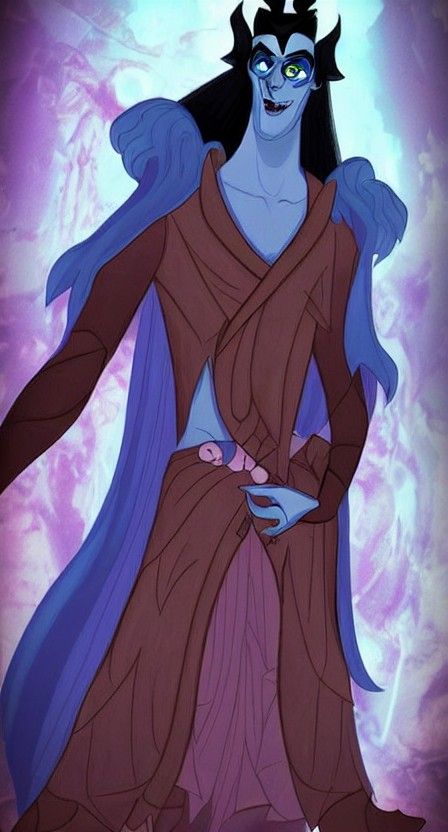 Stylized Portrait of Hades