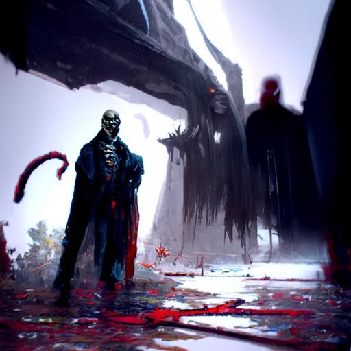 Sinister Figure in Fantasy Art Style