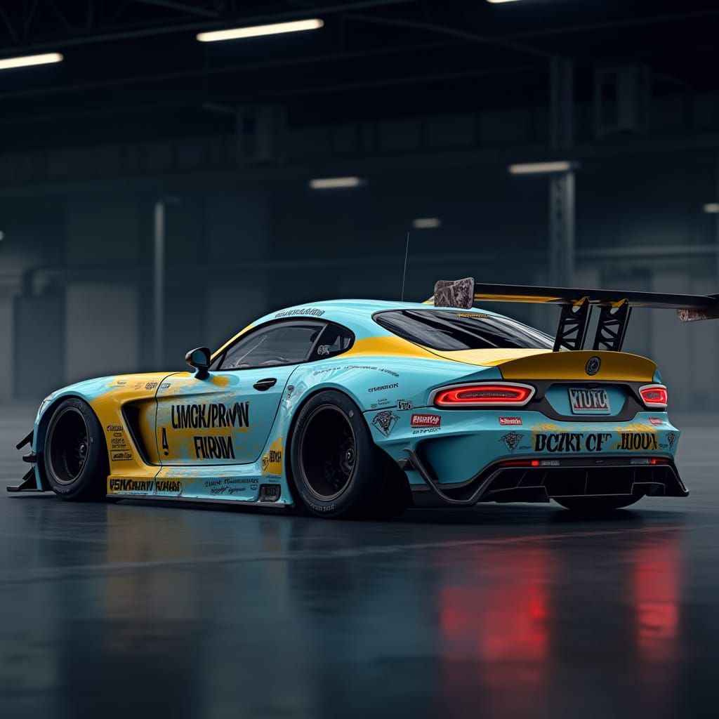 Liberty Walk RC Drift Car with Racing Livery