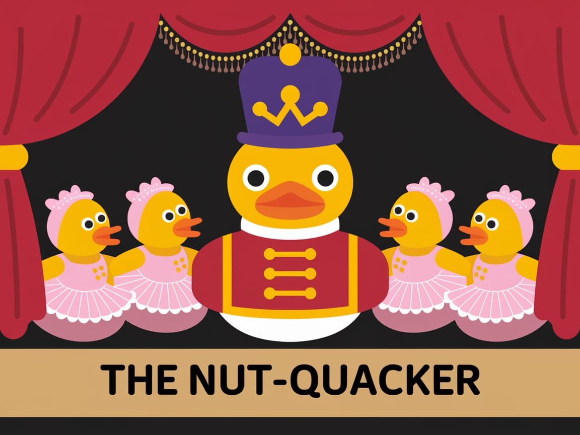 Surreal Rubber Duck Performs The Nutcracker Ballet