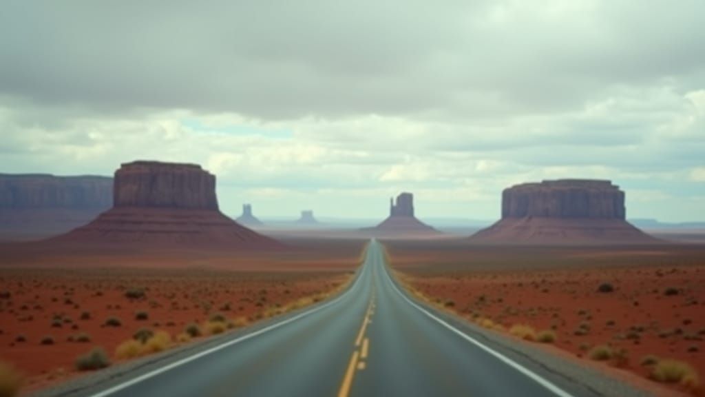 Sweeping Monument Valley Landscape in John Ford Style