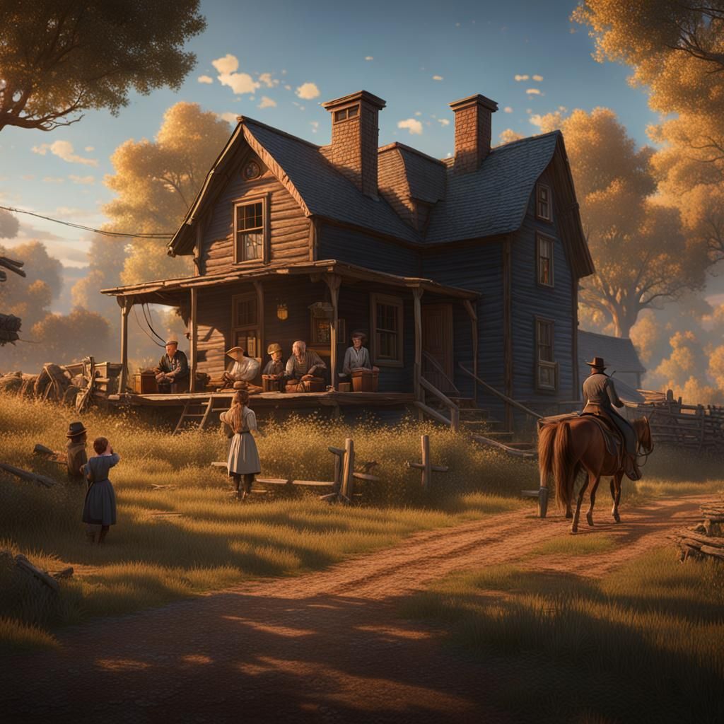 Laura Ingalls Wilder Working at Home