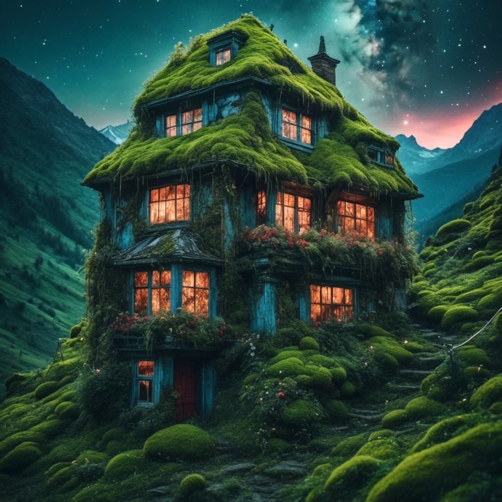 Overgrown City Reclaimed by Nature