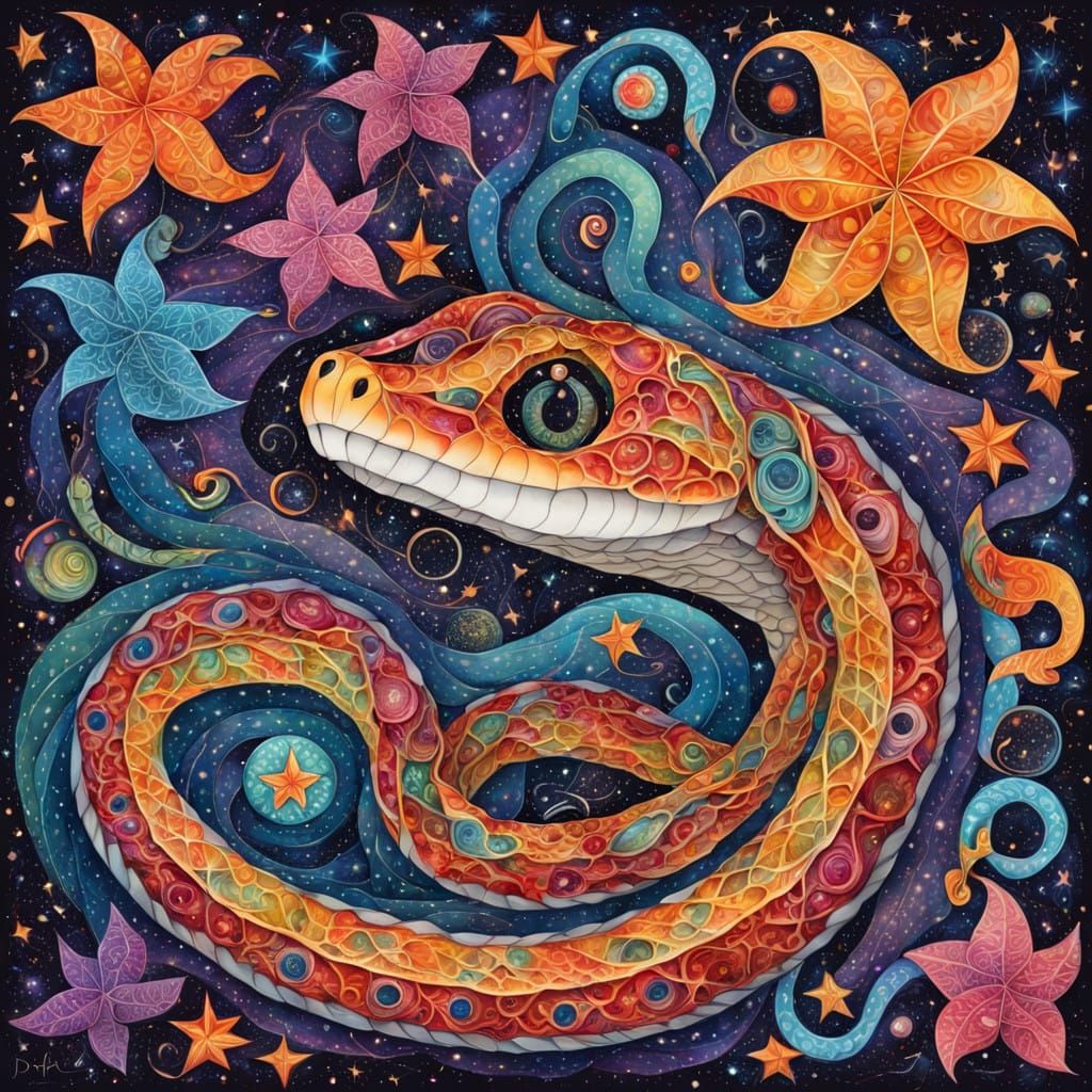 Cosmic Rainbow Serpent