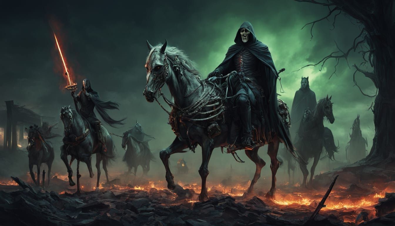 Apocalyptic Horsemen Arrive at Cosmic Bar