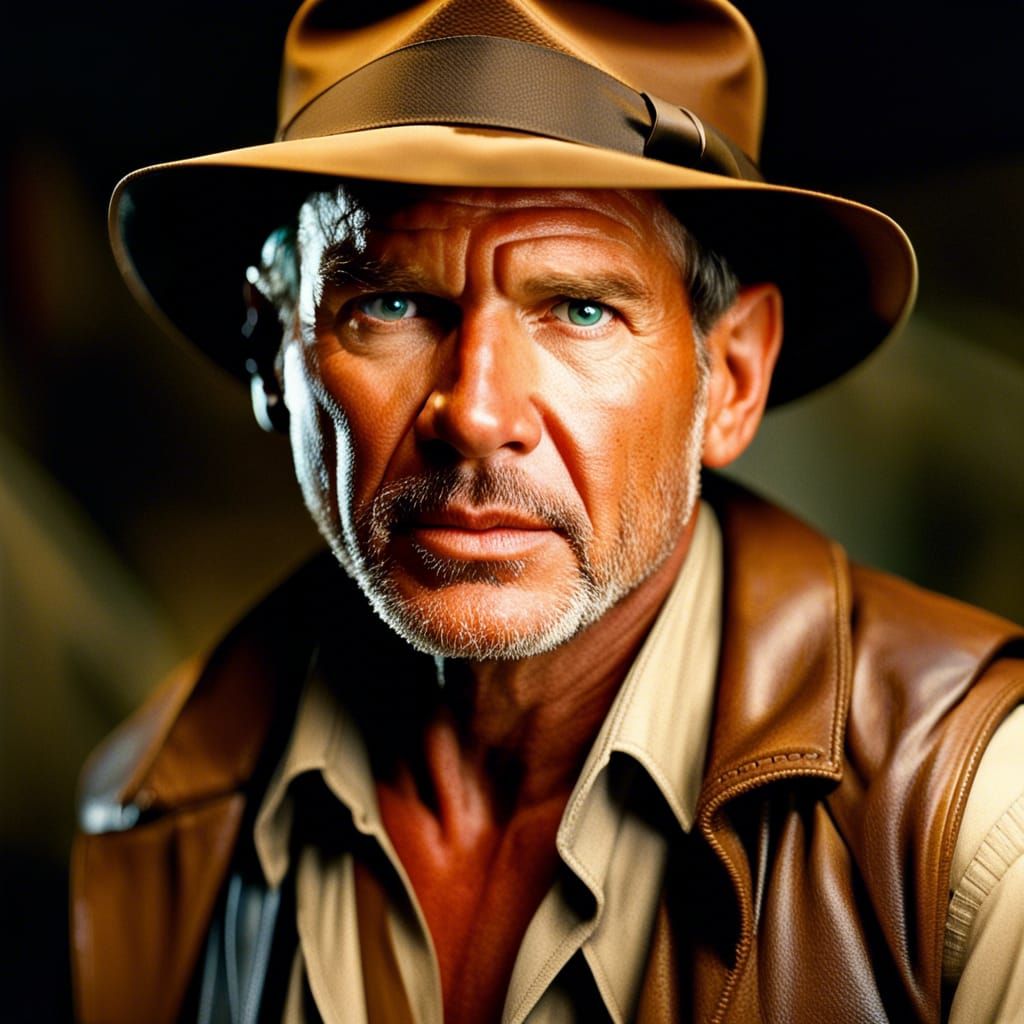 Indiana Jones Portrait in Professional Photography Style