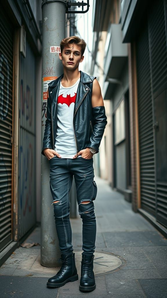 Tokyo Backstreet Scene in Street Photography Style