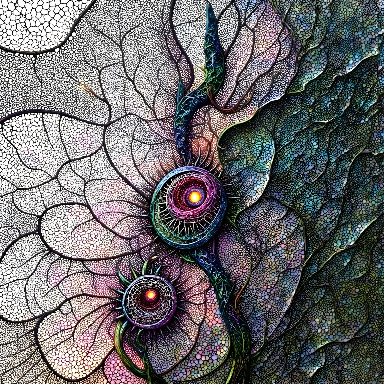 Ethereal Elven Child Holds Seed Pod Doll