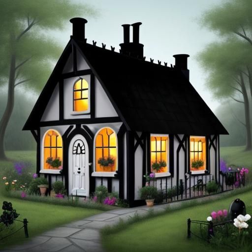 Cute Gothic Cottagecore Architecture
