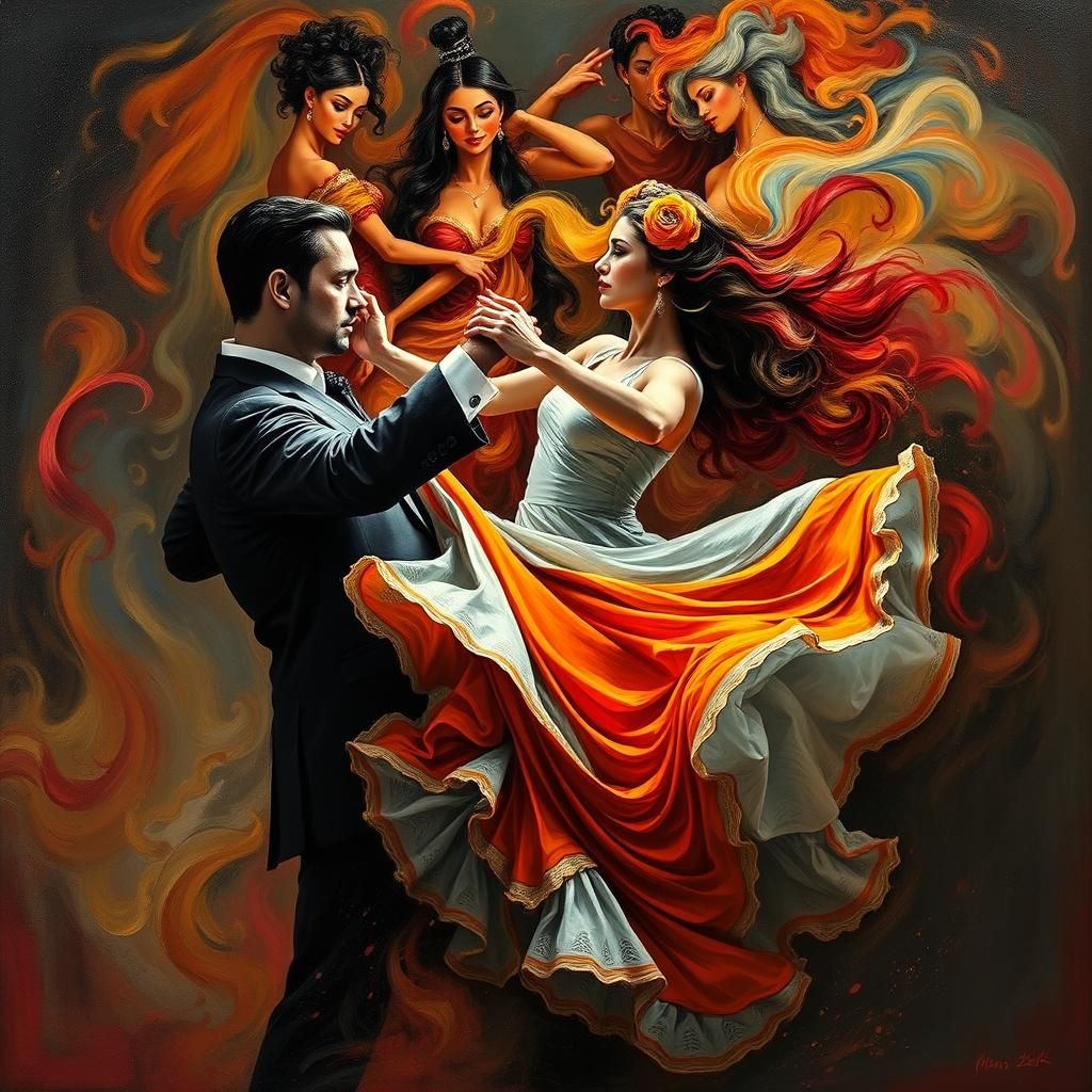 Passionate Flamenco Dance Scene