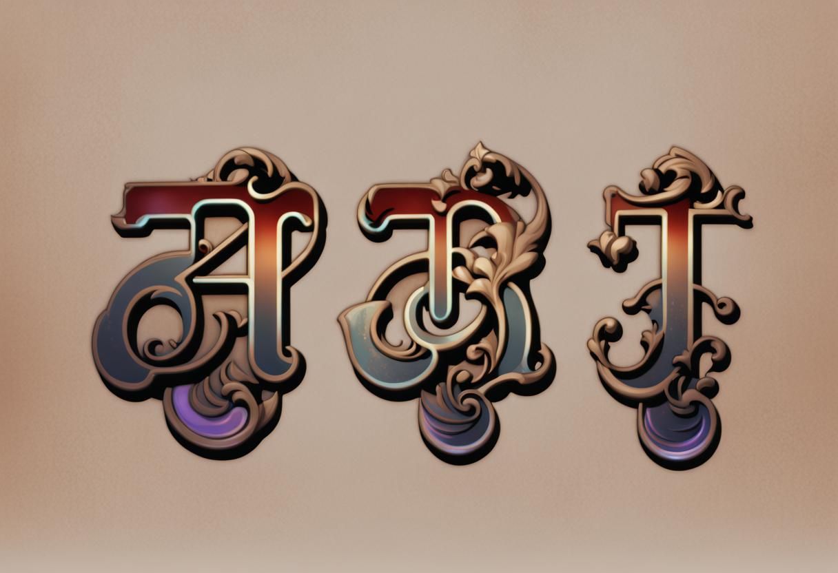 Dystopian Cityscape in Art Nouveau Rococo Style