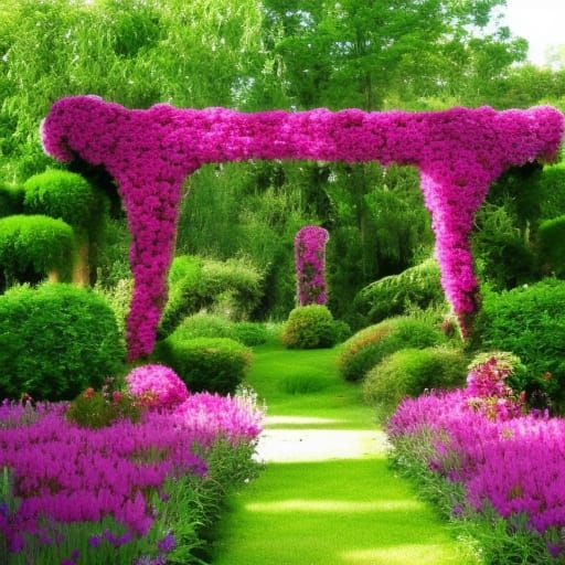 Enchanting Secret Flower Garden