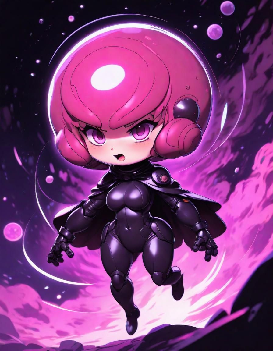 Adorable Slime Glob Ink Drawing with Magic