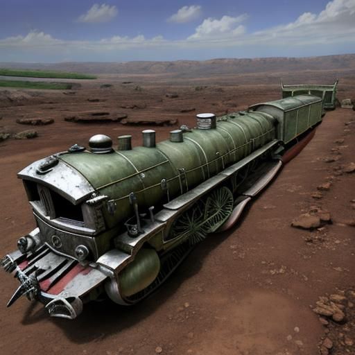 Abstract AI-Generated Miniature Concept