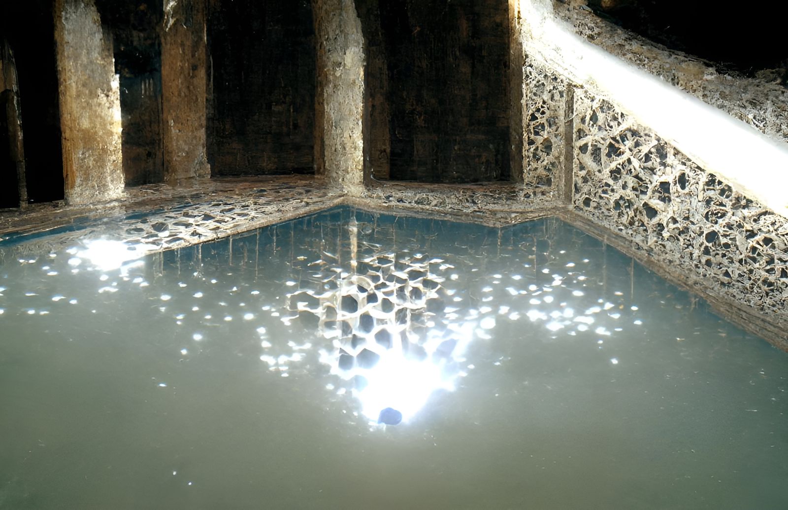 Shafts of Light in the Alhambra