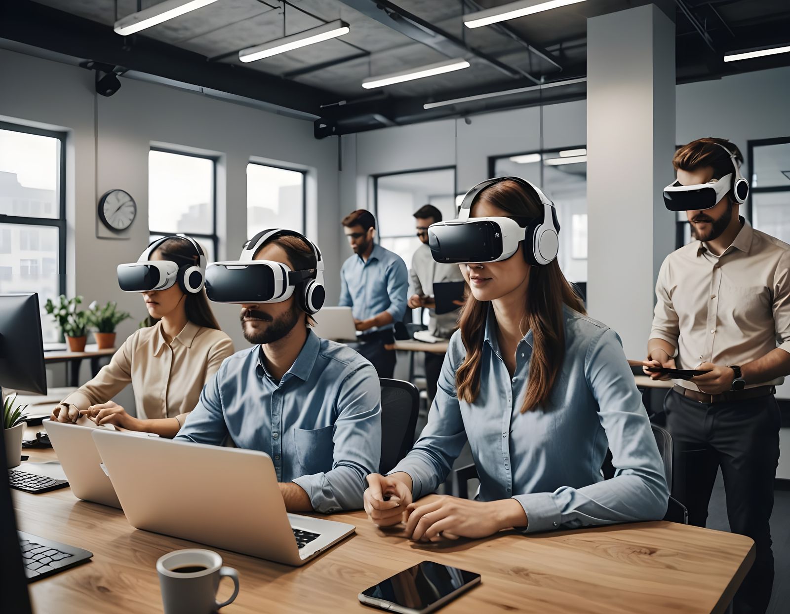 Virtual Reality Office: Collaborative Digital Workspace