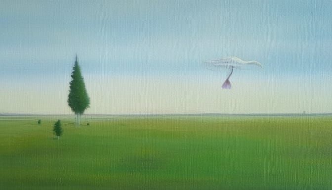 Surrealist Dreamscape Inspired by Olbiński