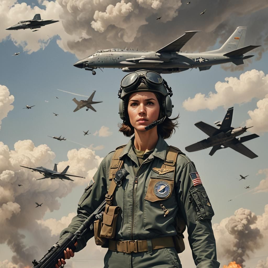 Air Force Soldier Departs Battlefield