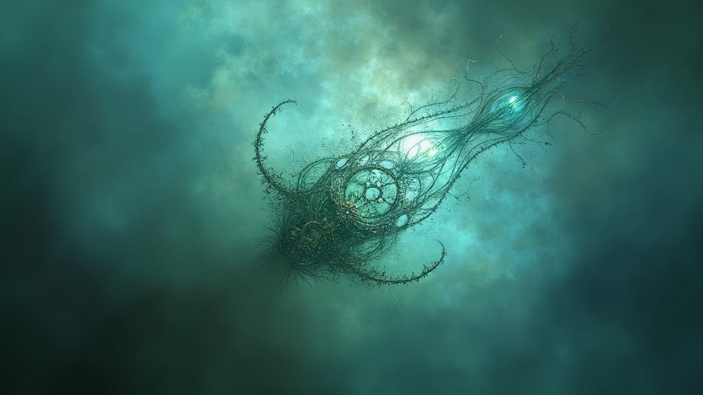 Ethereal Surrealist Scene in Dreamlike Aesthetic