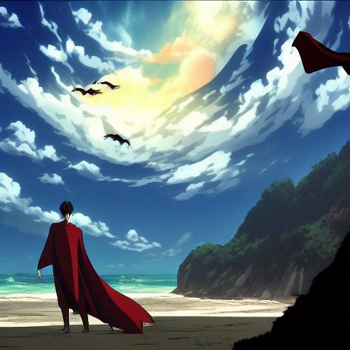 Dracula Sunbathing: Anime Key Visual