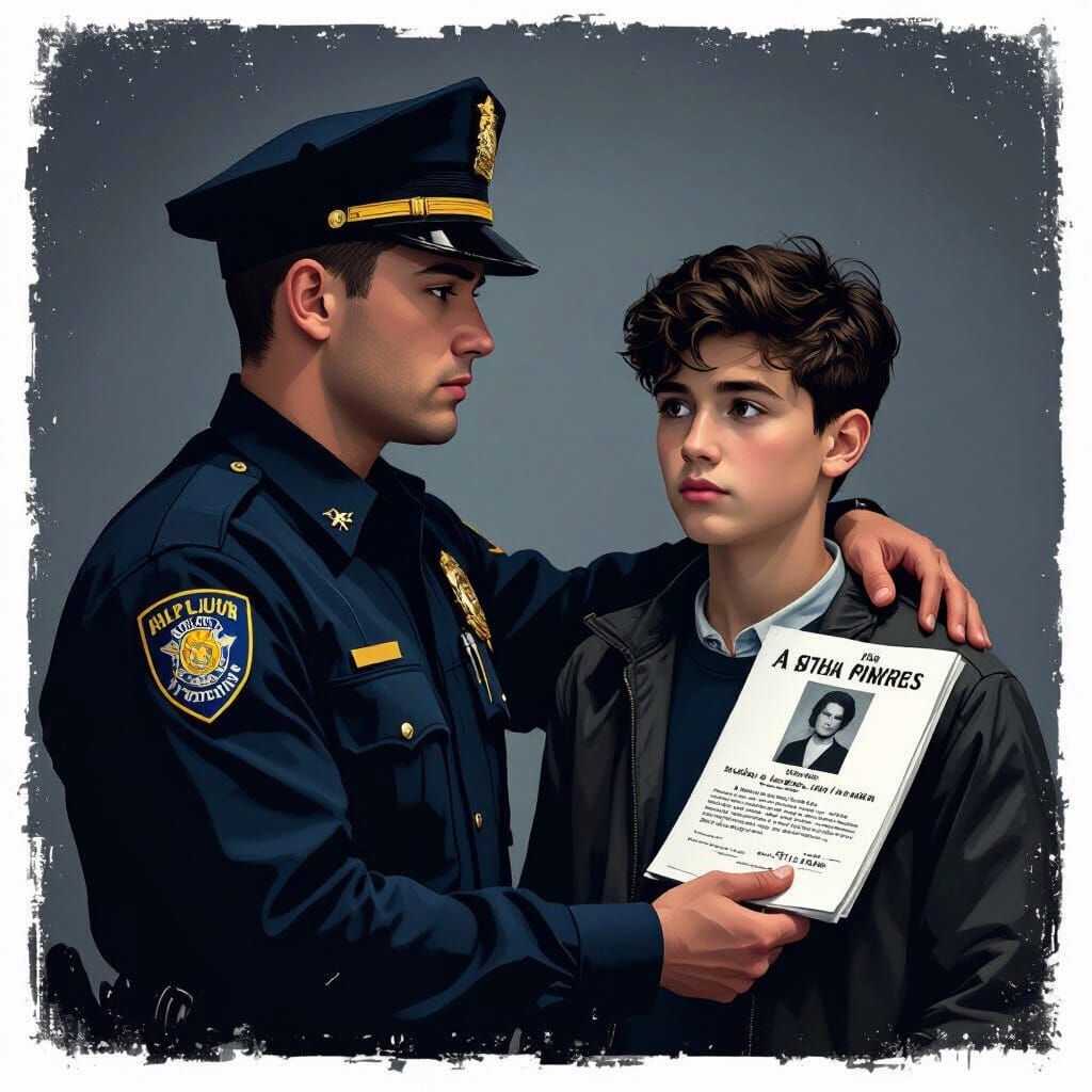 Police Officer Finds Missing Teenager in Dark Waiting Room