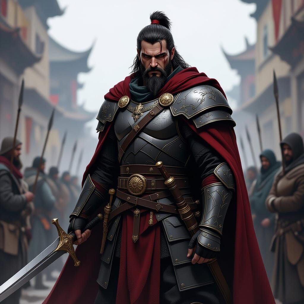 Feared General Burdened by Grief and Whispers