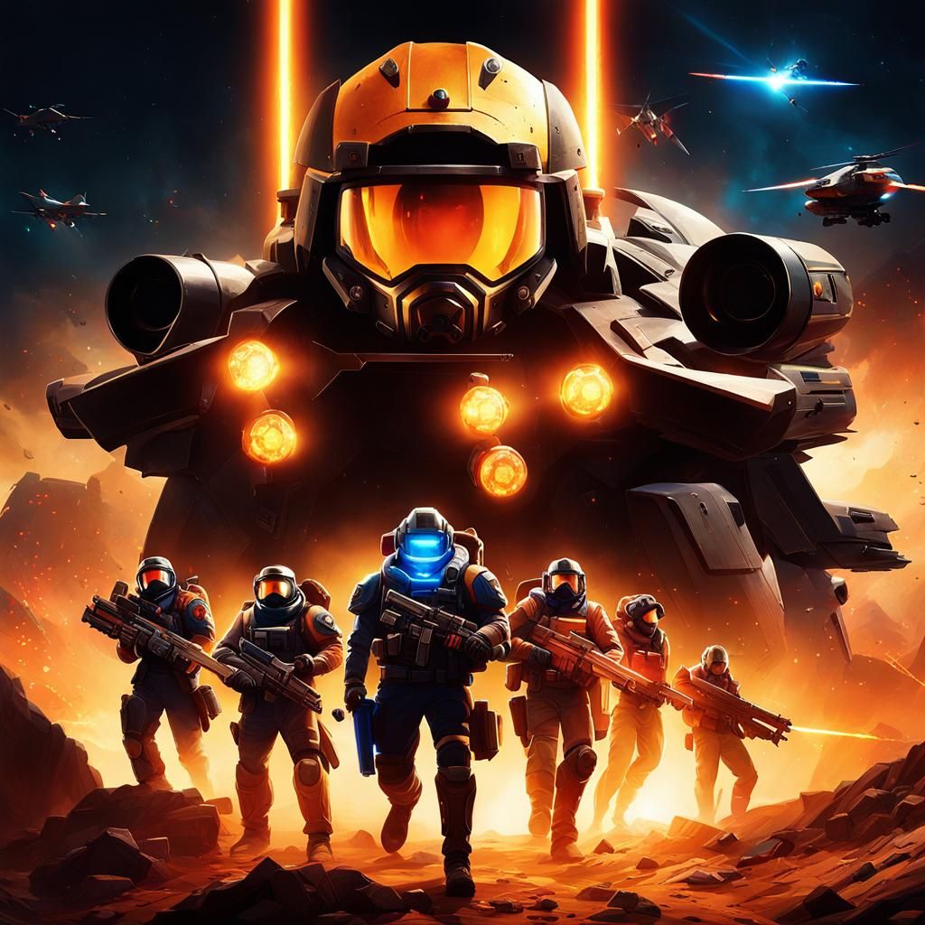 Epic Movie Poster for Helldivers 2