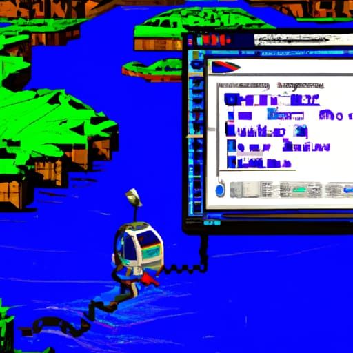 MS-DOS Point-and-Click Adventure Game Screenshot