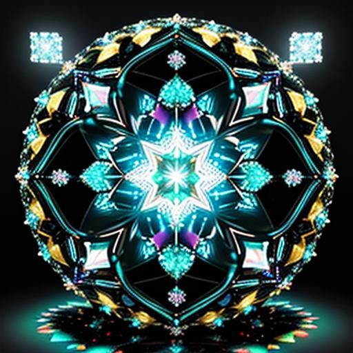 Snowglobe Christmas with Mystic Topaz Gemstones