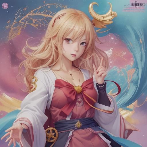 Anime Style Treasure Illustration