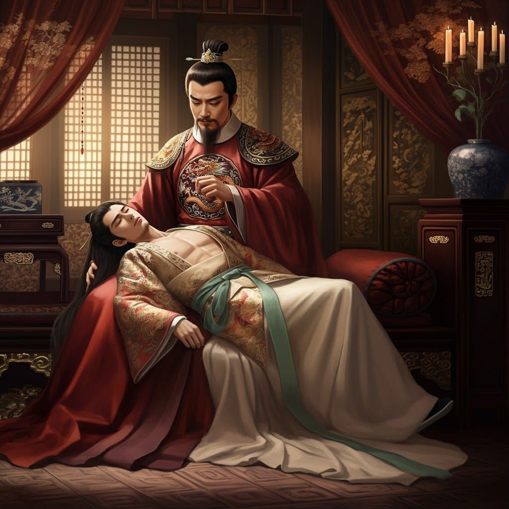 Emperor Ai and Dong Xian: A Tender Portrait