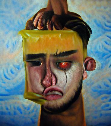 Abstract Image Generated From Empty Prompt