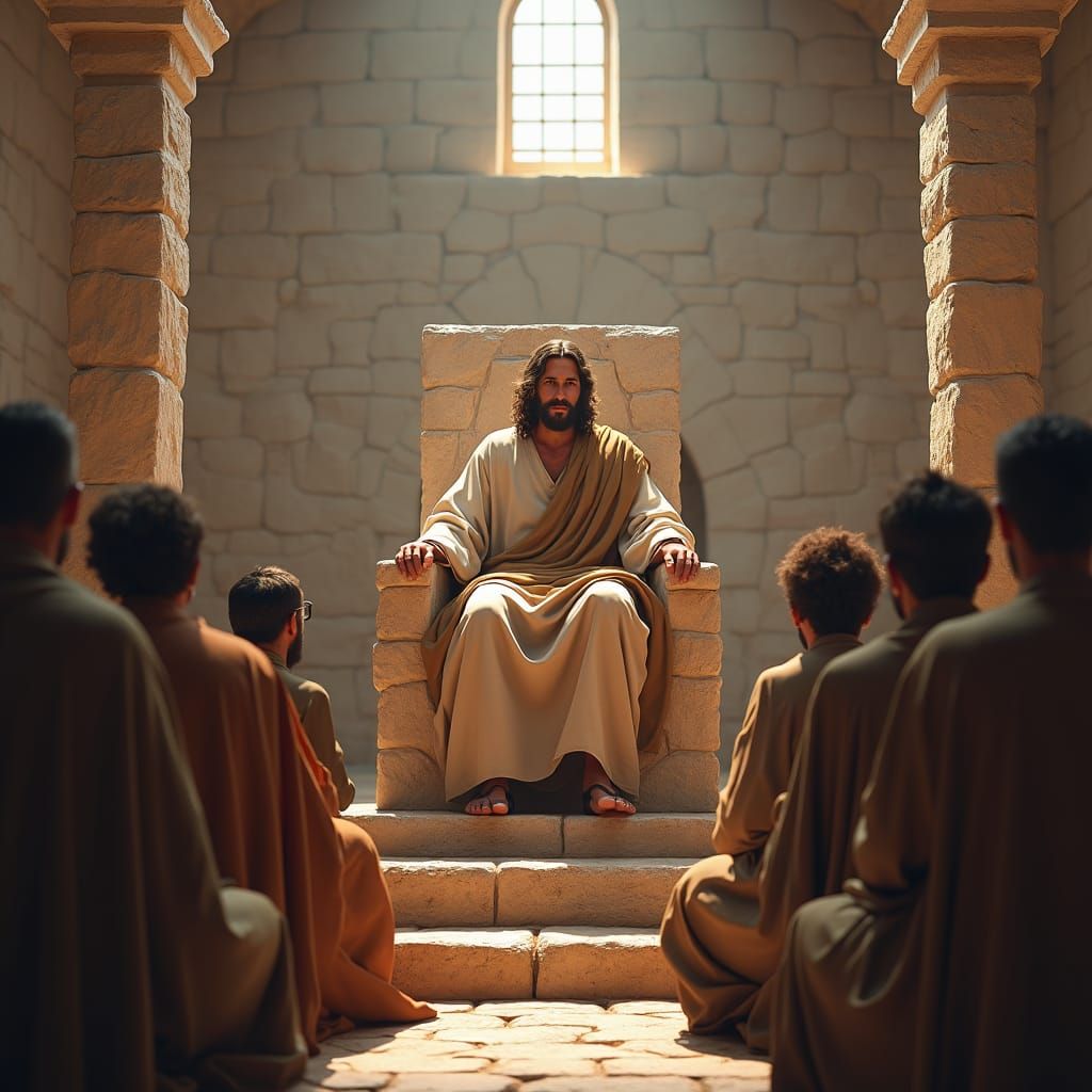 Jesus Preaching in the Synagogue of Nazareth