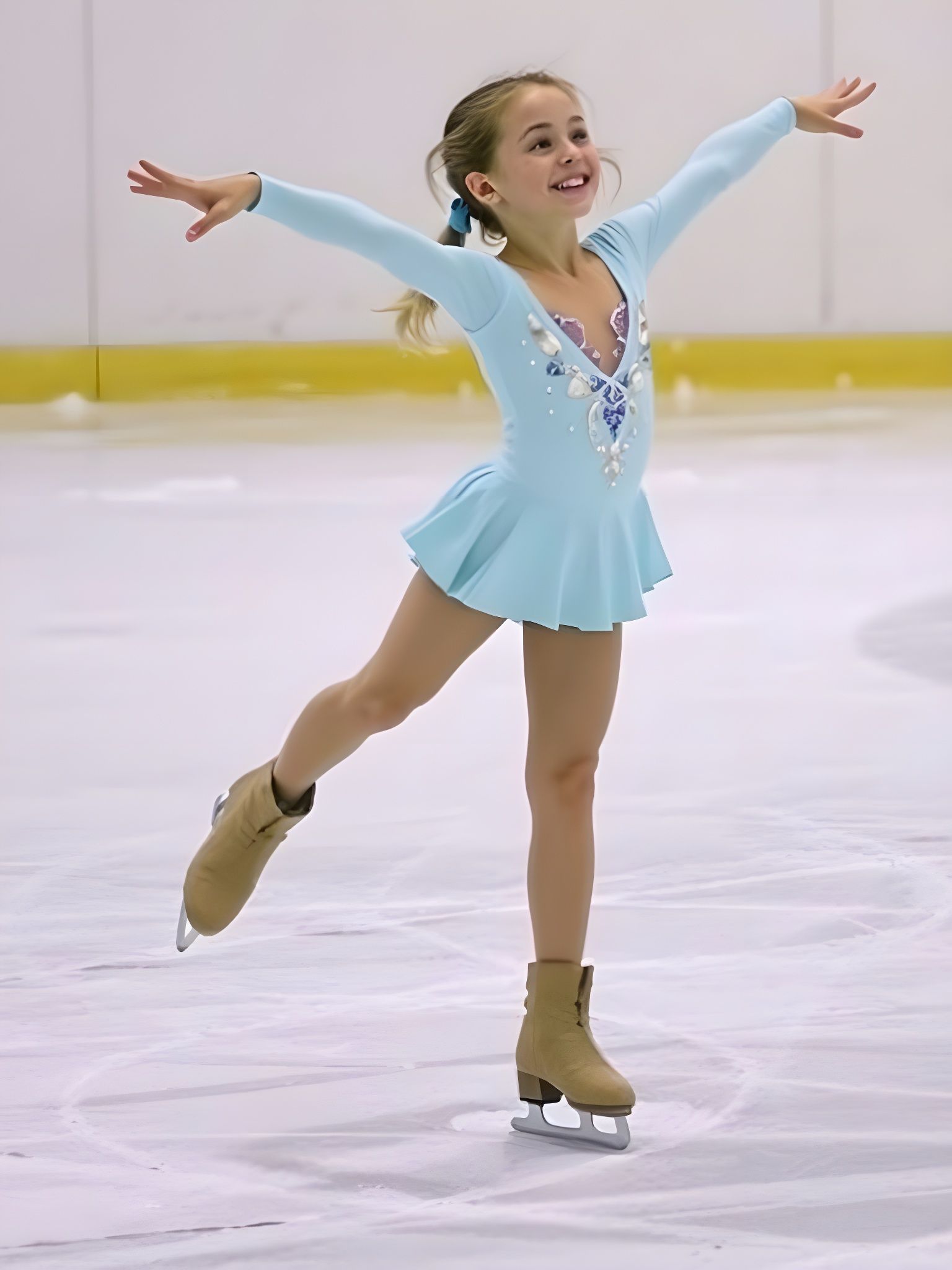 Dynamic Figure Skating AI Image