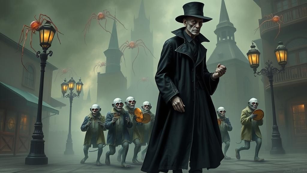 Surreal Zombie Clown Troupe Conjured in Dreamscape