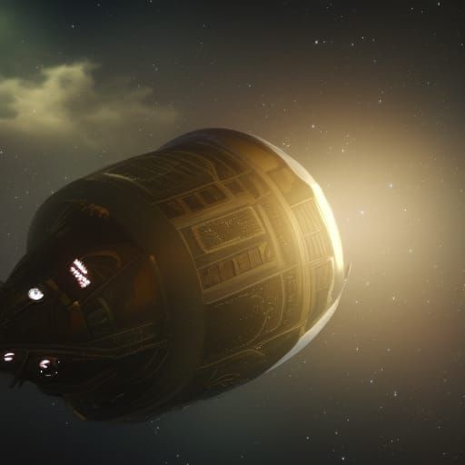 Steampunk Ice Town Fireworks Display, Digital Art