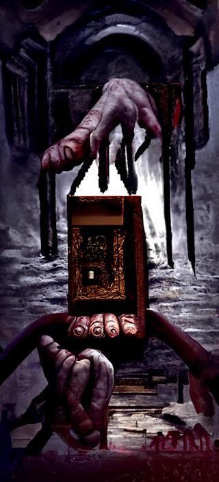 Demonic Hand Grips Puzzle Box: Gothic Horror