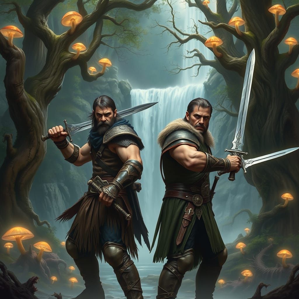 Mystical Warriors Defend Fantasy Realm