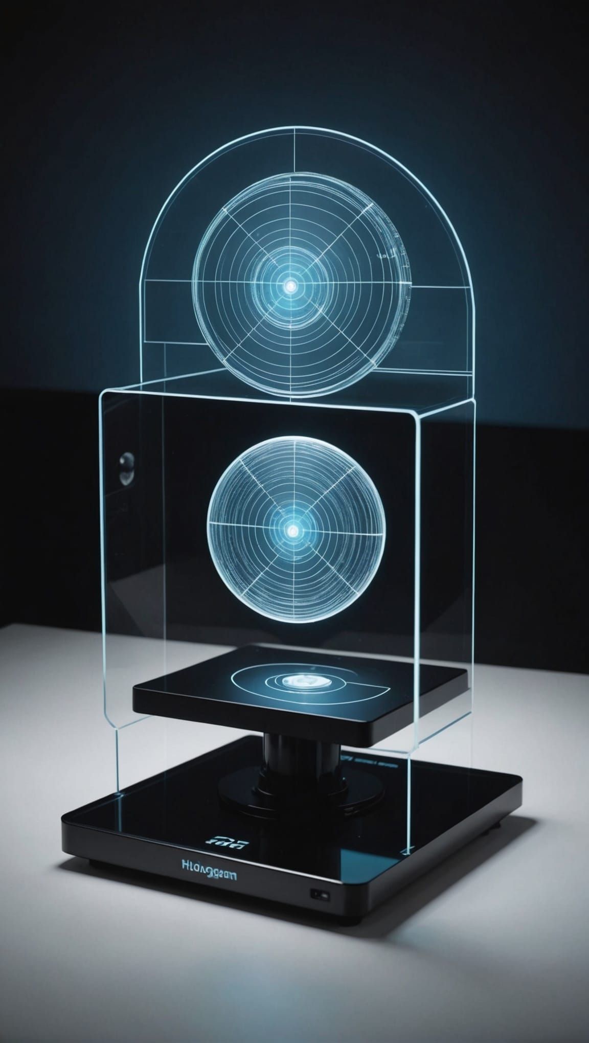 Hologram Projector Displaying Complex Data