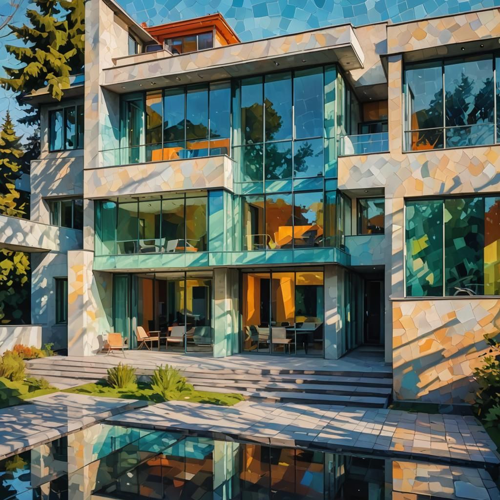 Modern Villa in Prague: Expressionist Architecture