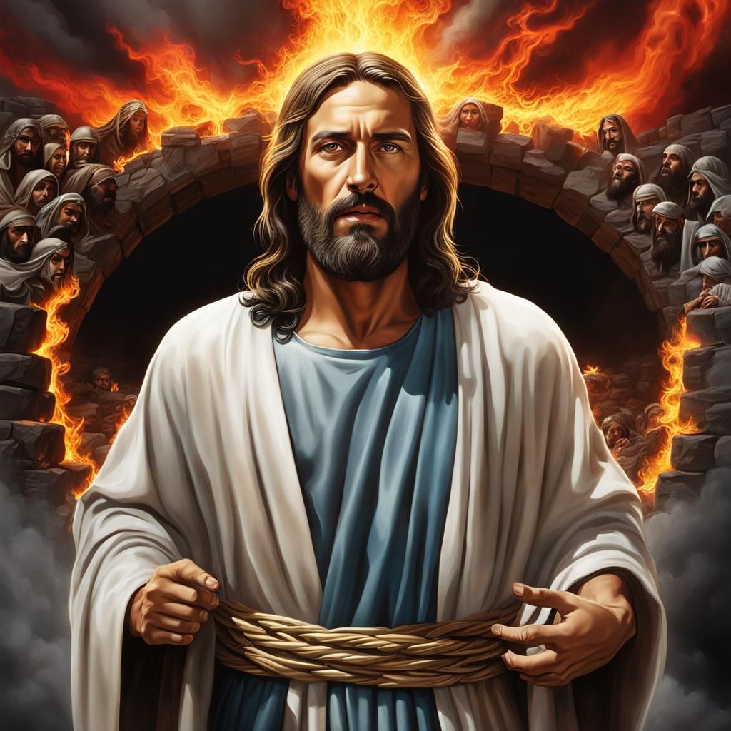 Jesus Christ's Resurrection: A Surreal Hyperrealistic Vision