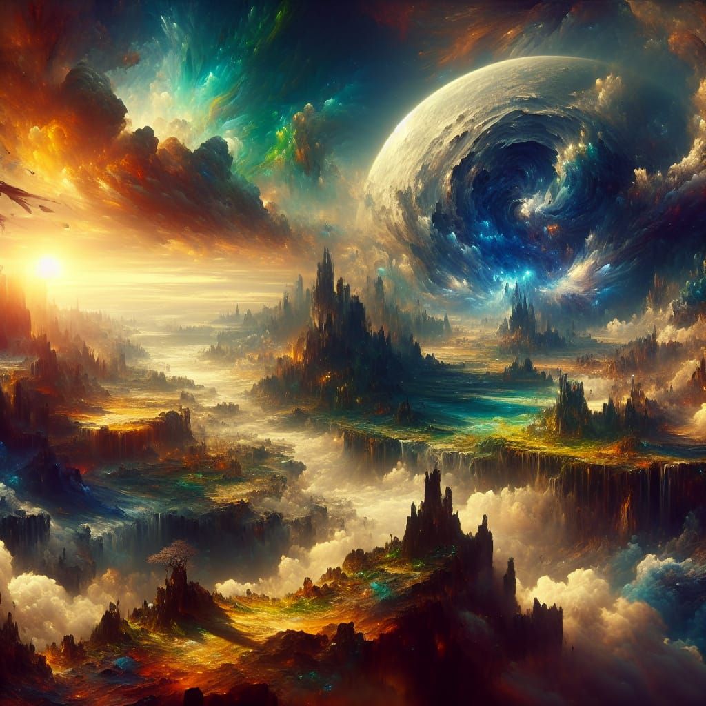 Fantastical Primordial Earth Concept Art